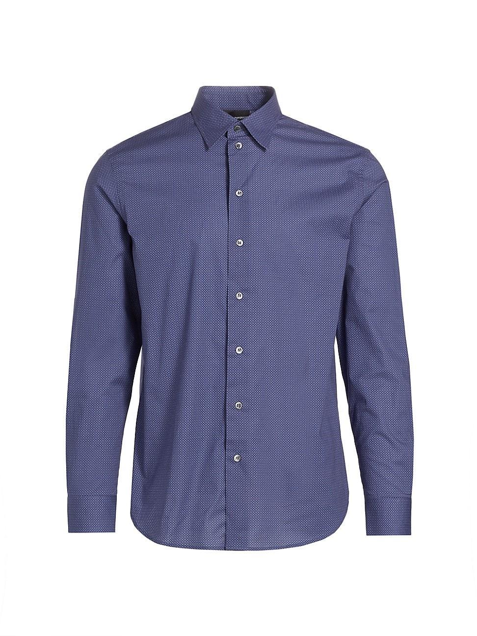 Mens Patterned Sport Shirt Product Image