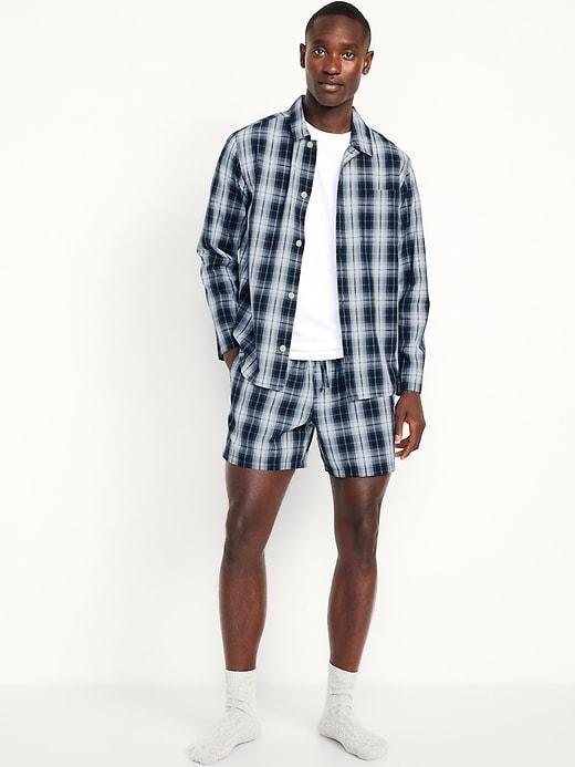 Poplin Pajama Short Set Product Image