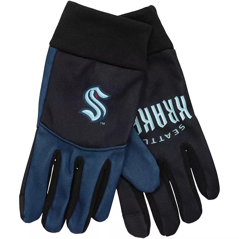 Mens FOCO Seattle Kraken Palm Logo Texting Gloves Product Image