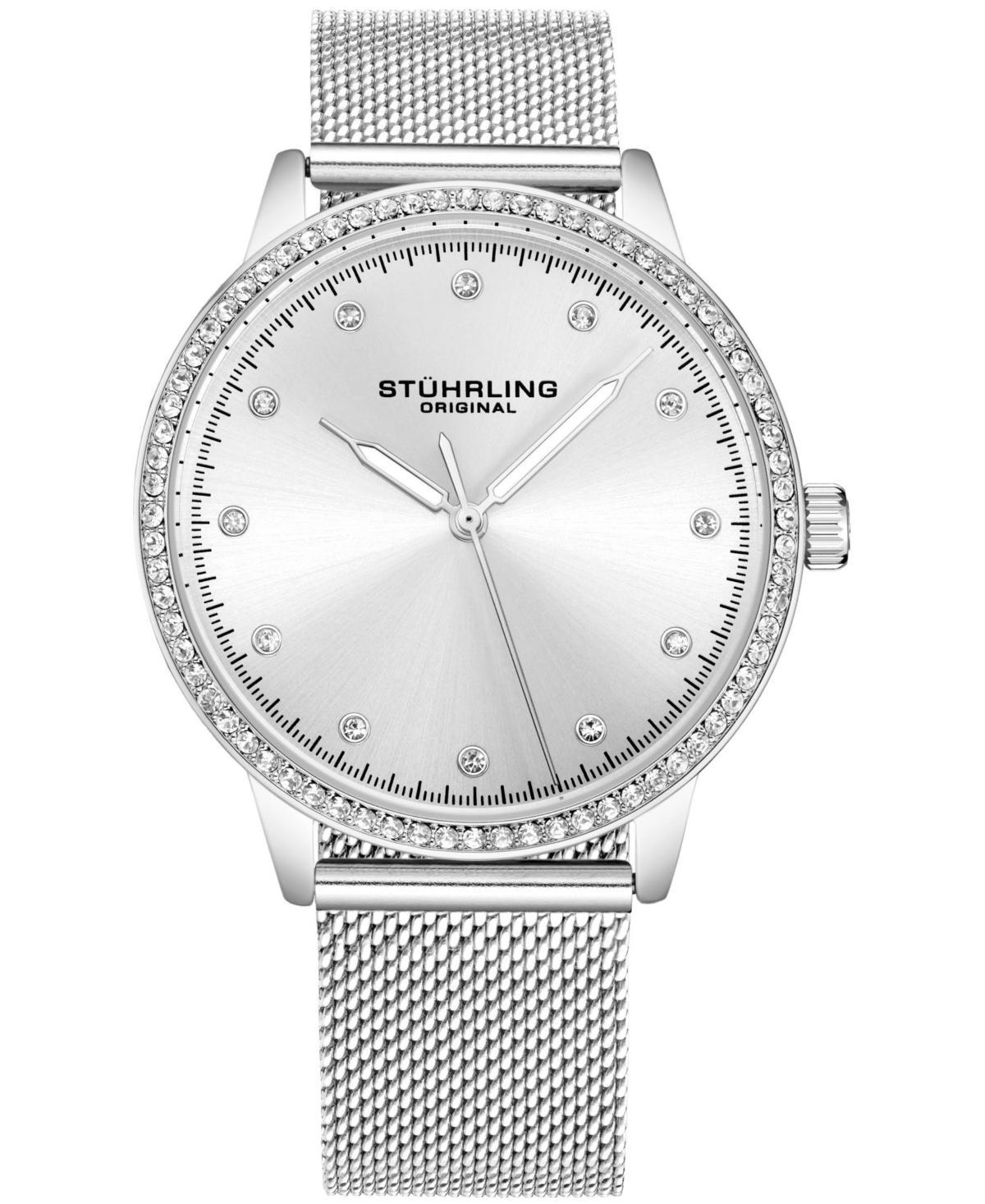 Womens Silver-Tone Mesh Bracelet Watch 38mm Product Image