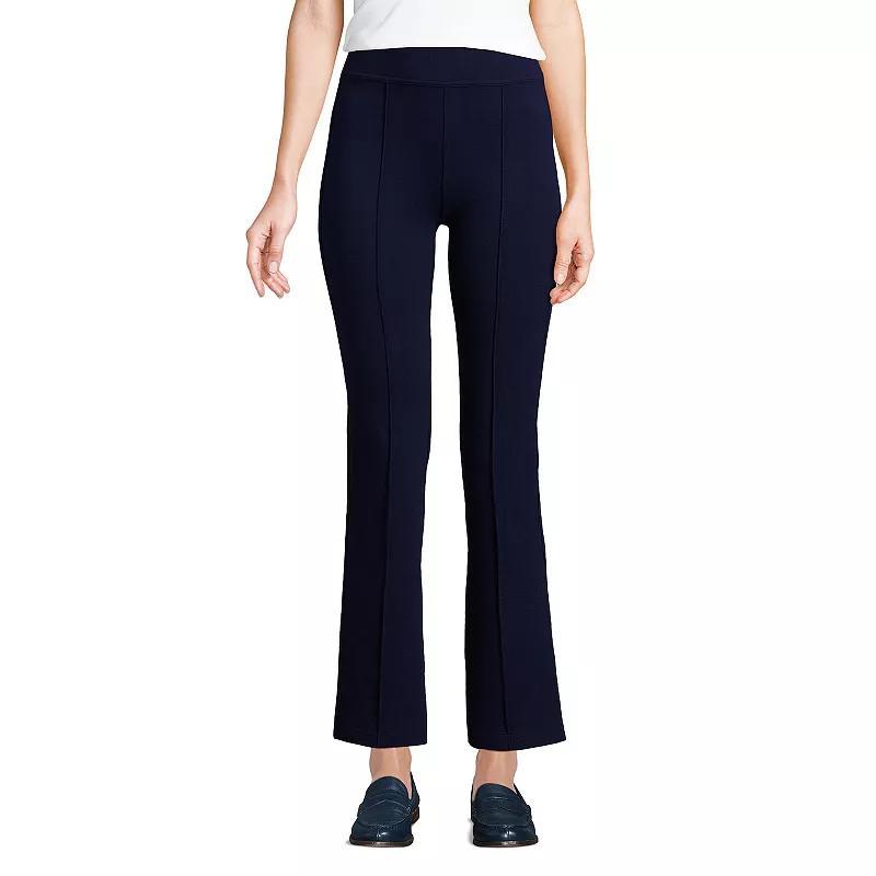 Womens Lands End Starfish High Waisted Kick Flare Crop Pants Deep Blue Product Image