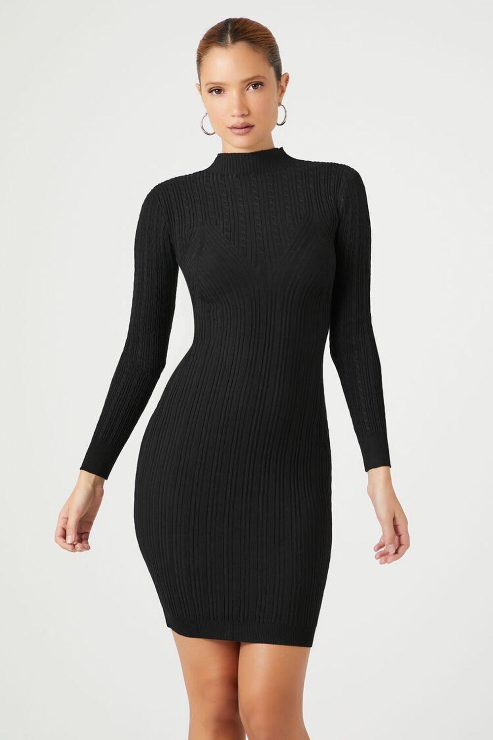 Cable Knit Sweater Midi Dress | Forever 21 Product Image