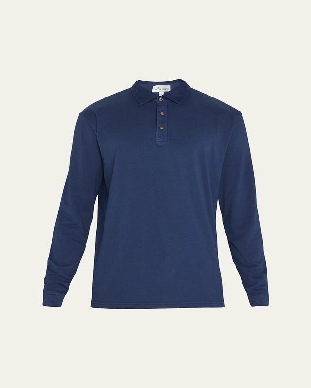 Mens Lava Wash Jersey Polo Shirt Product Image