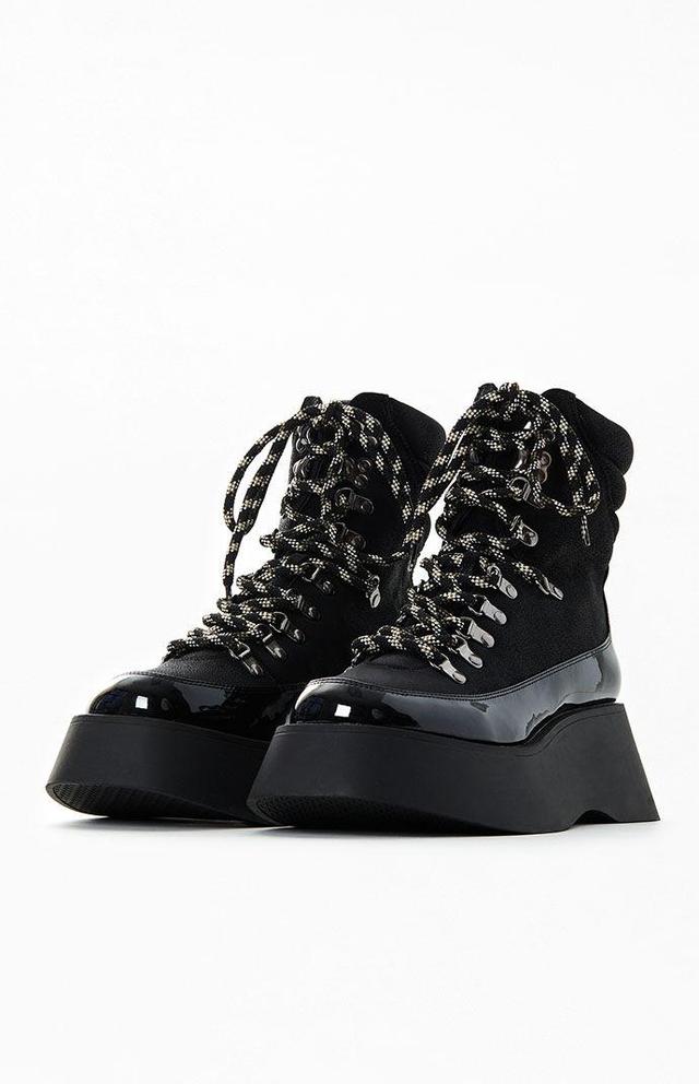 Circus NY Gail Lace Up Platform Hiker Wedge Booties Product Image