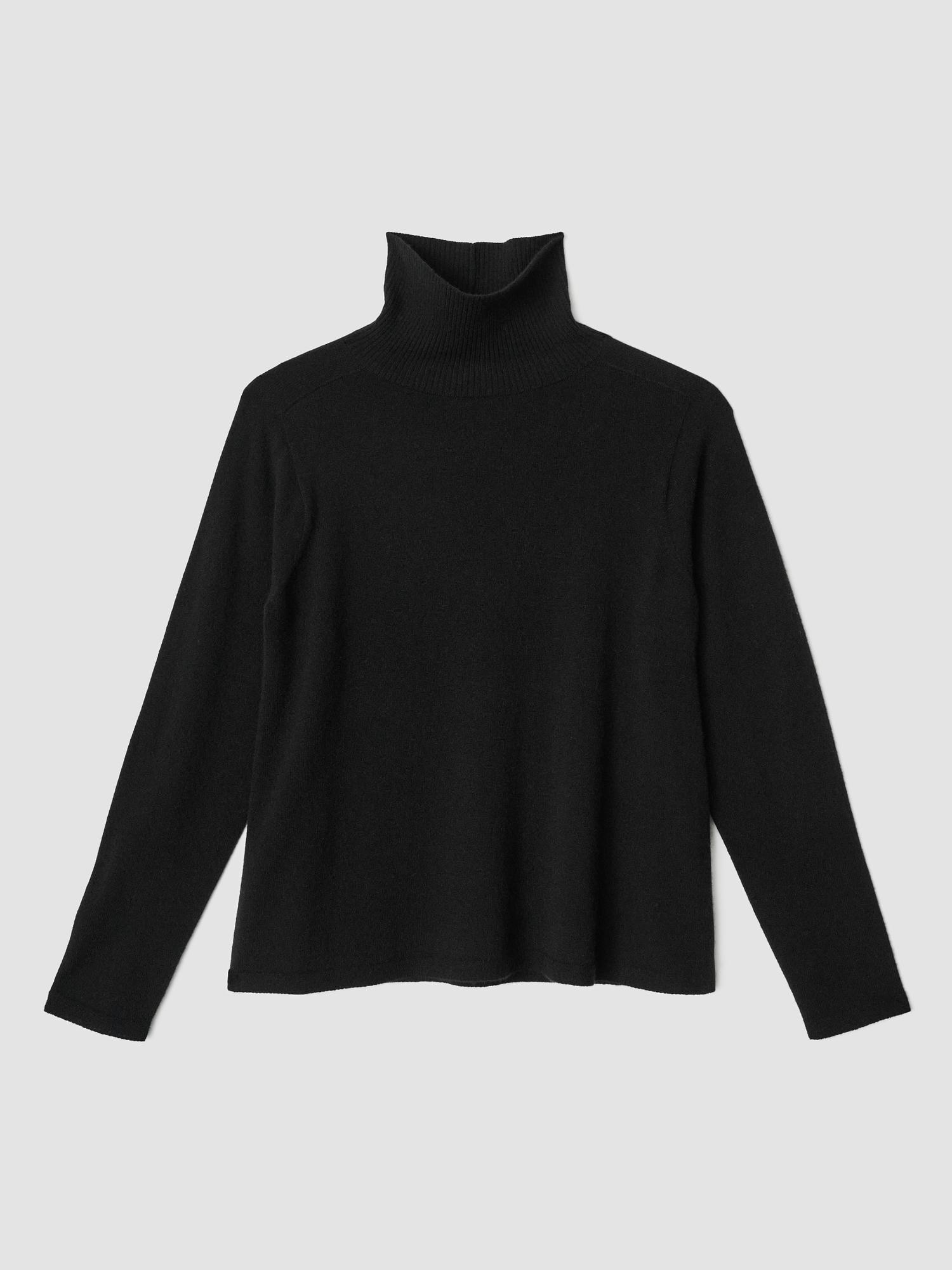 EILEEN FISHER Italian Cashmere Turtleneck Topfemale Product Image