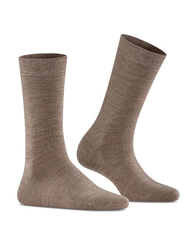 Womens Merino Wool-Blend Crew Socks Product Image