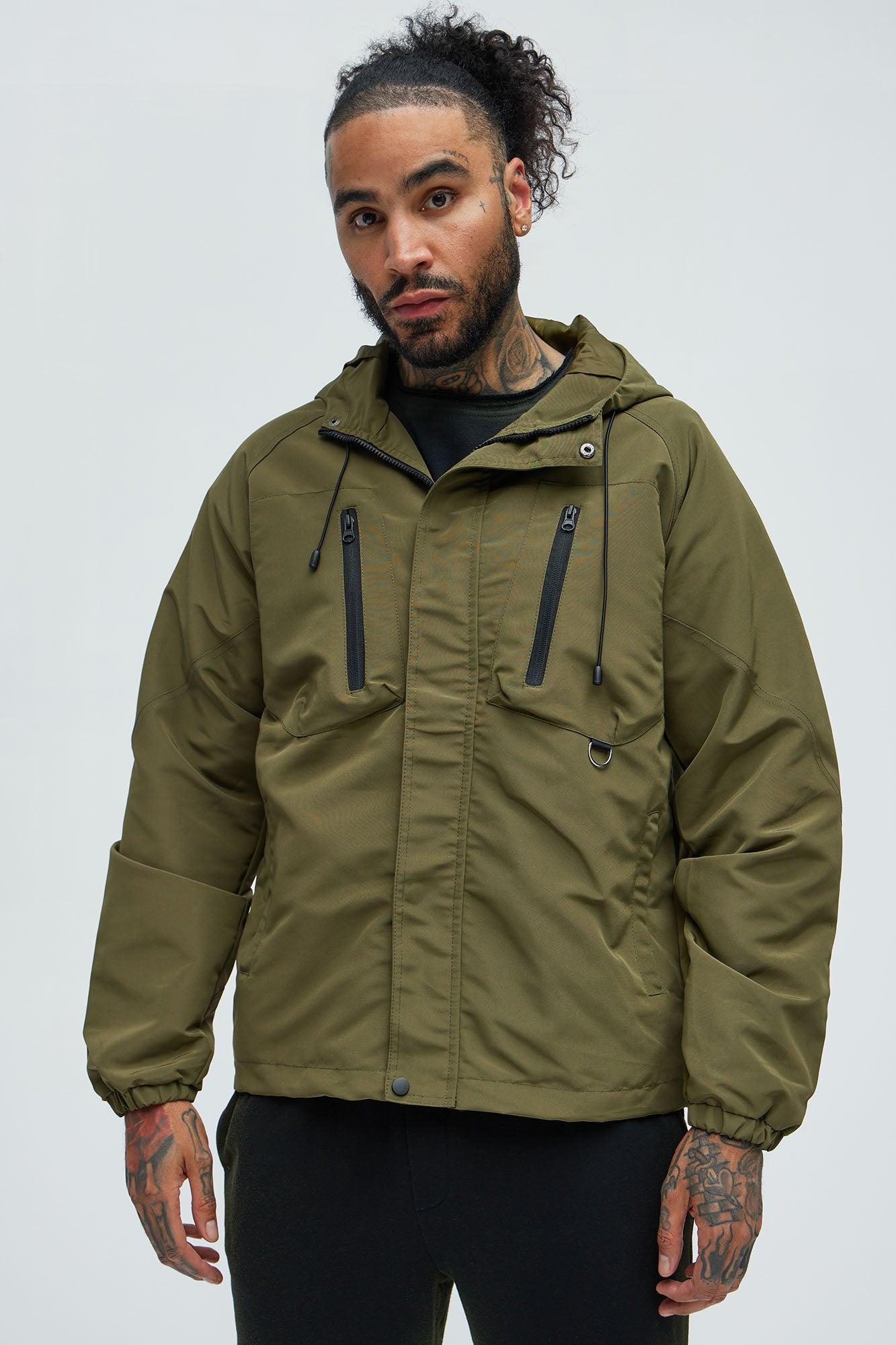 Go Wild Lightweight Anorak Jacket - Olive Product Image