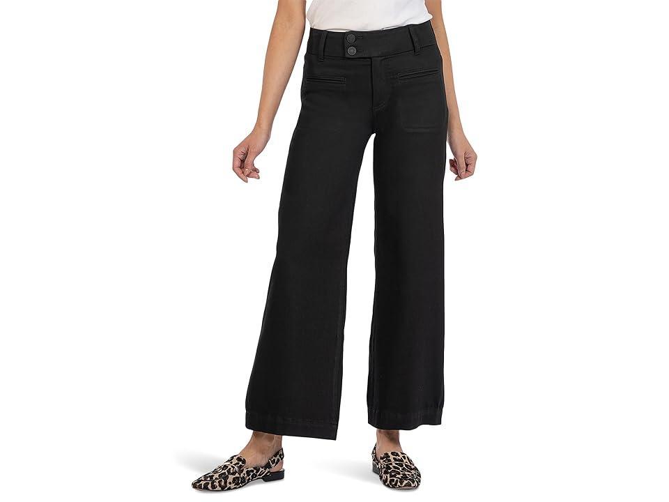 KUT from the Kloth Meg High-Rise Black) Women's Jeans Product Image