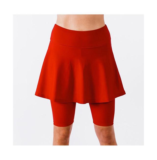 Calypsa Womens Midi Swim Skort Product Image