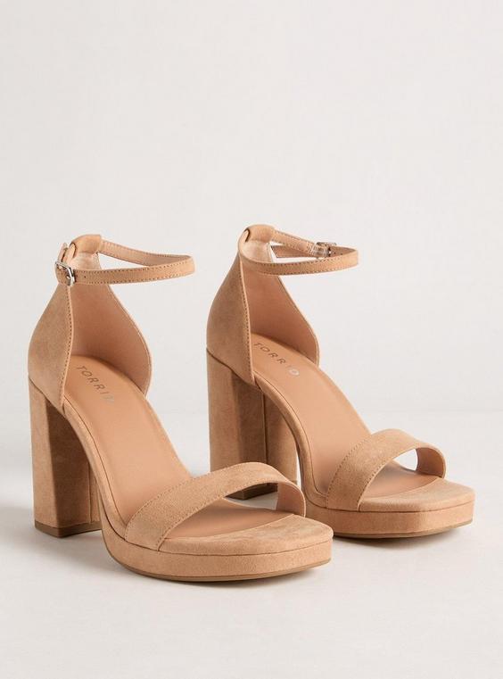 Platform Block Heel Sandal (WW) Product Image