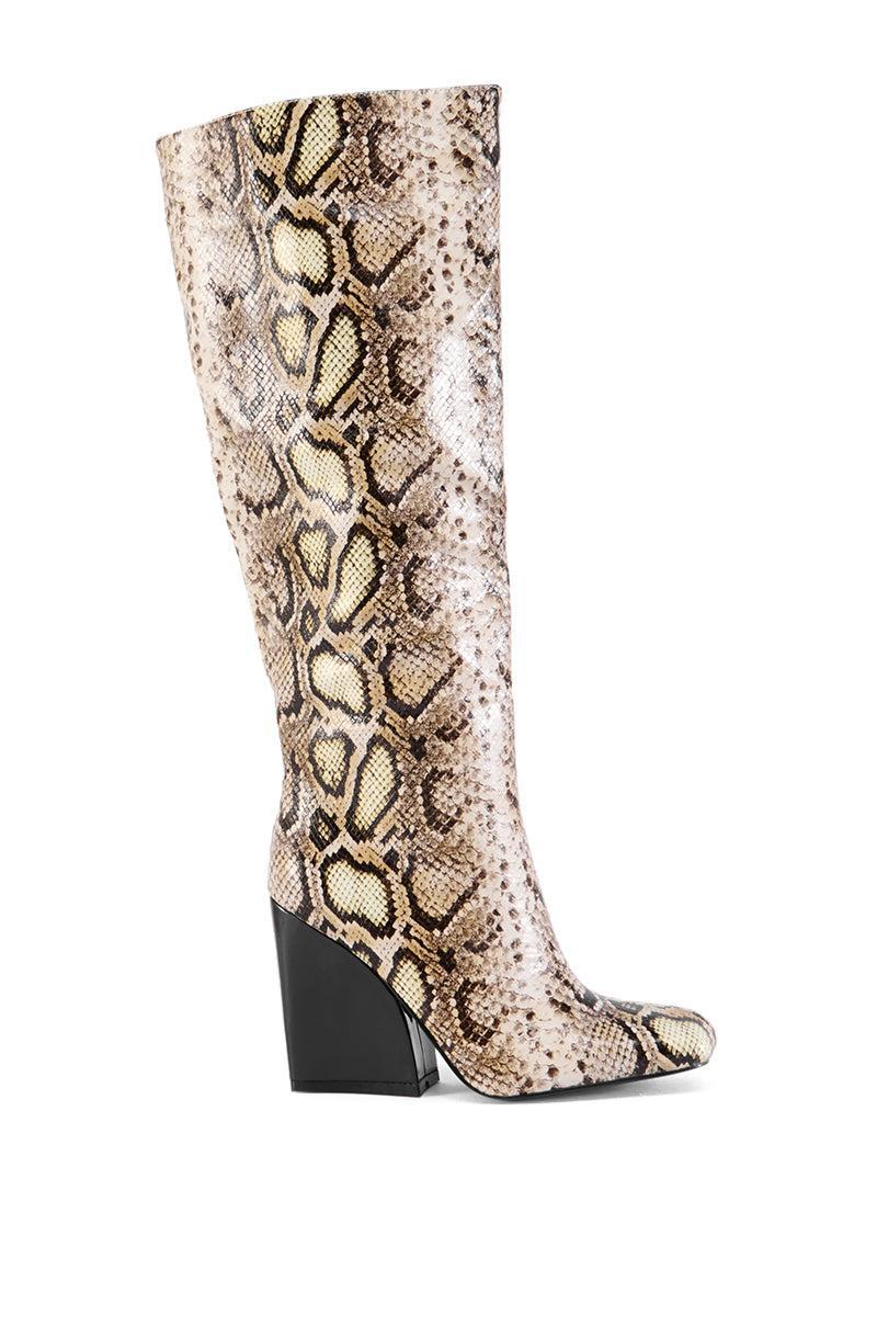 AZALEA WANG EVERGREEN MULTI SNAKE BOOT Product Image