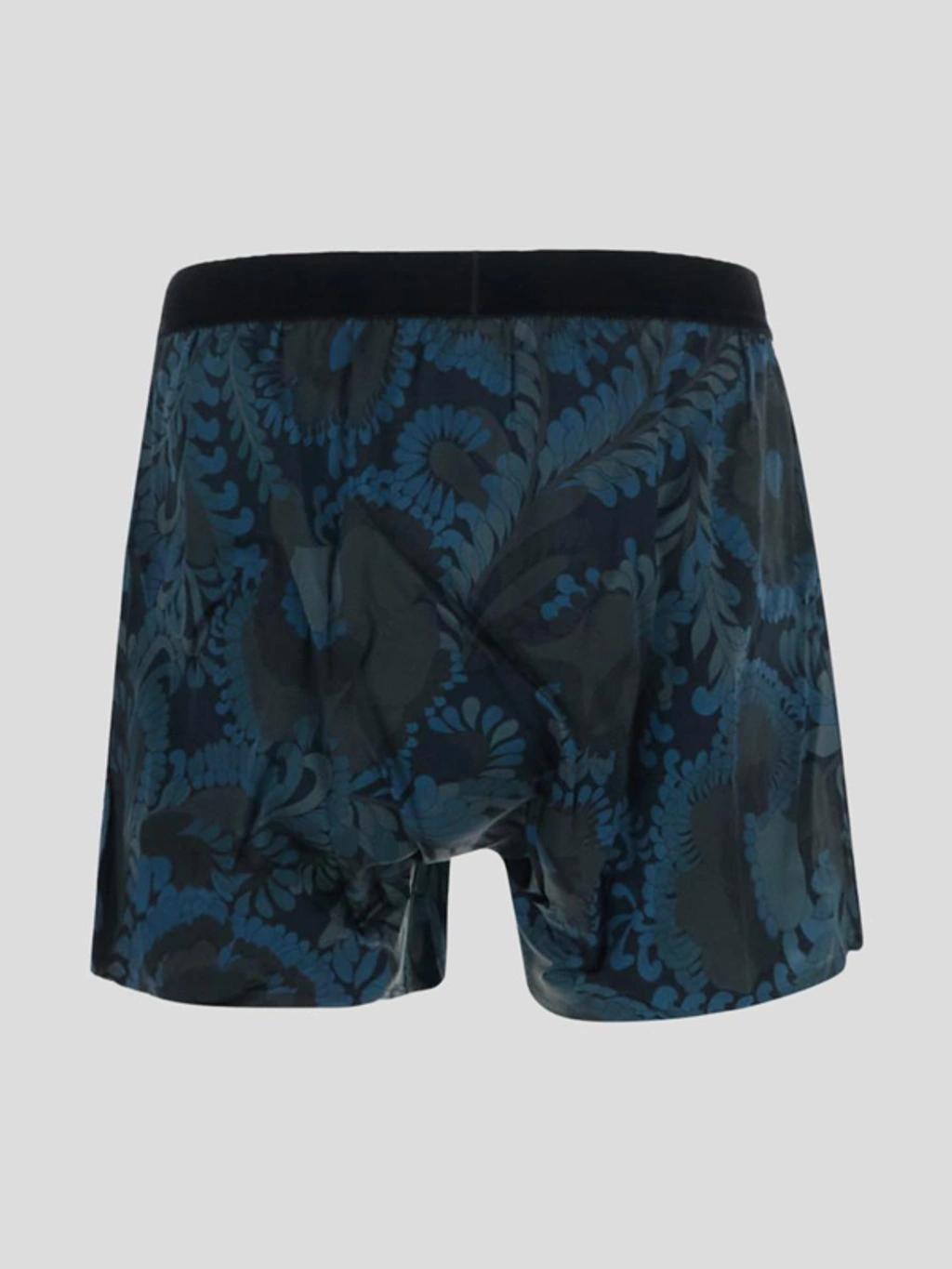 TOM FORD Underwear In <p> Underwear Boxers In Blue Silk With Graphic Print Product Image