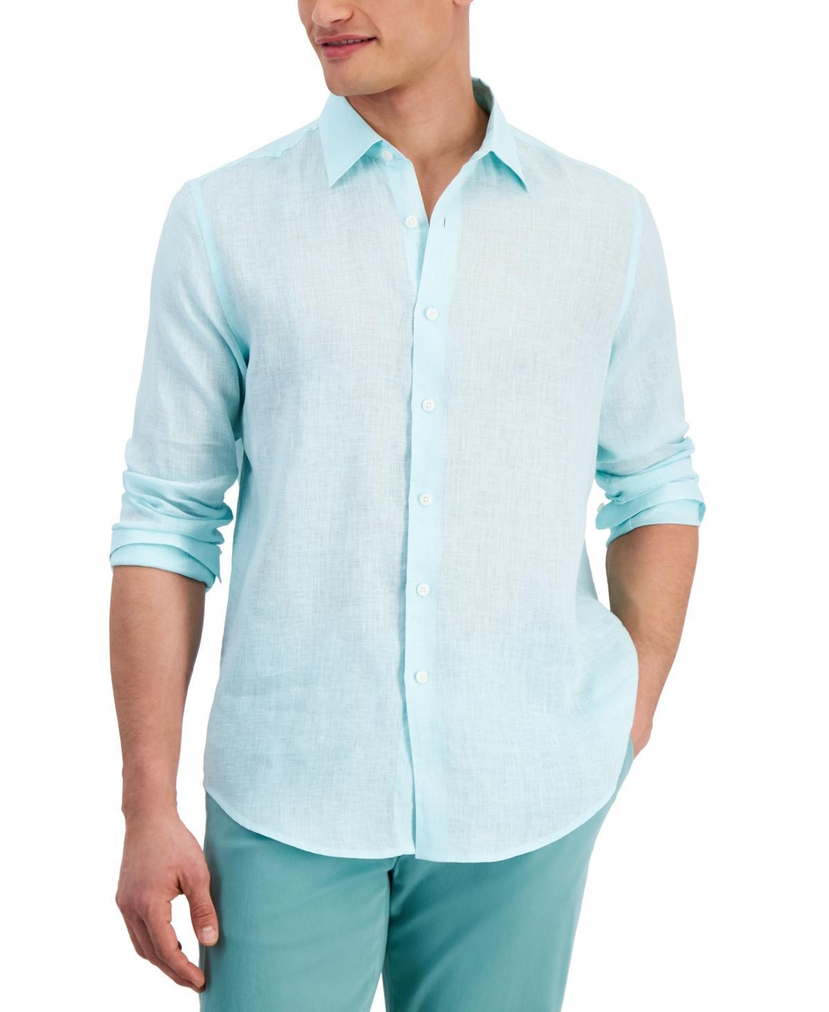 Club Room Mens 100% Linen Shirt, Created for Macys Product Image