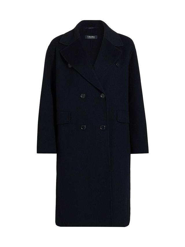 Womens Oliver Wool Double-Breasted Coat Product Image