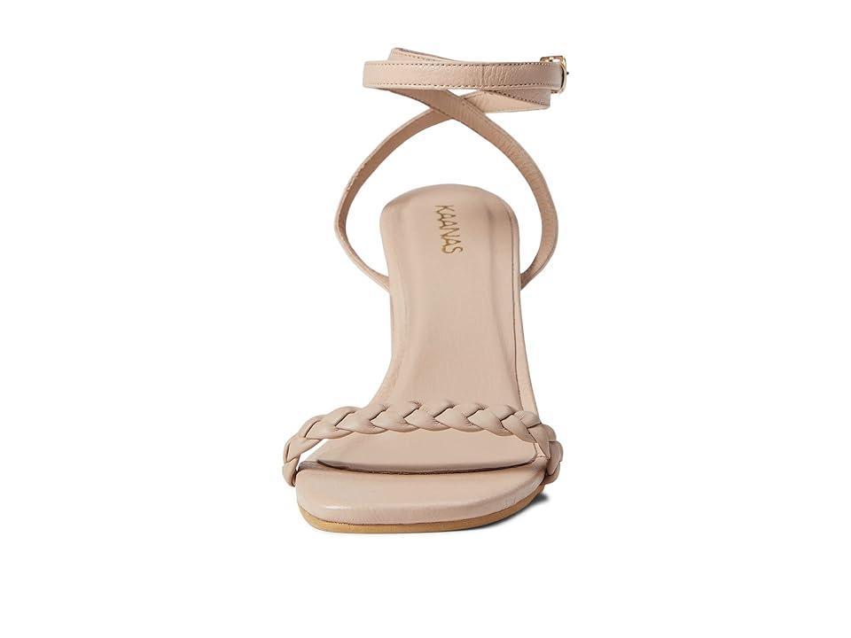 KAANAS Balang Braided Heel with Ankle Strap (Blush) Women's Sandals Product Image