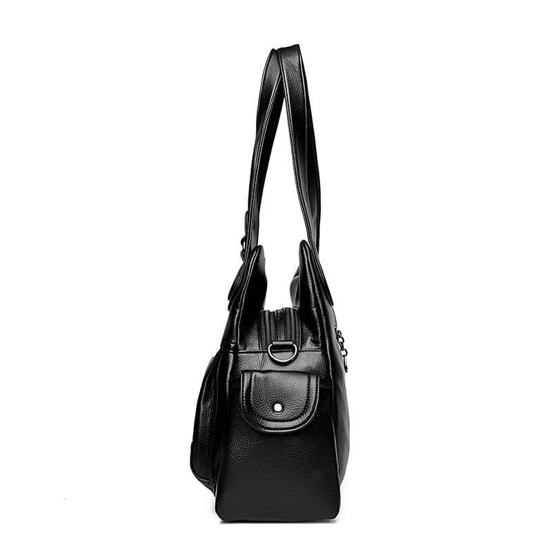 Faux Leather Tote Bag Product Image