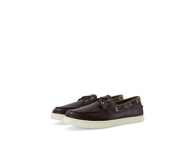 Cole Haan Nantucket Boat Shoe (Dark Chocolate/Ivory) Men's Lace-up Boots Product Image