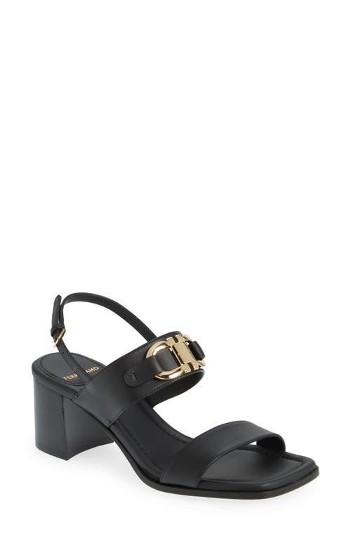 FERRAGAMO Lou Gancio Slingback Sandal Product Image