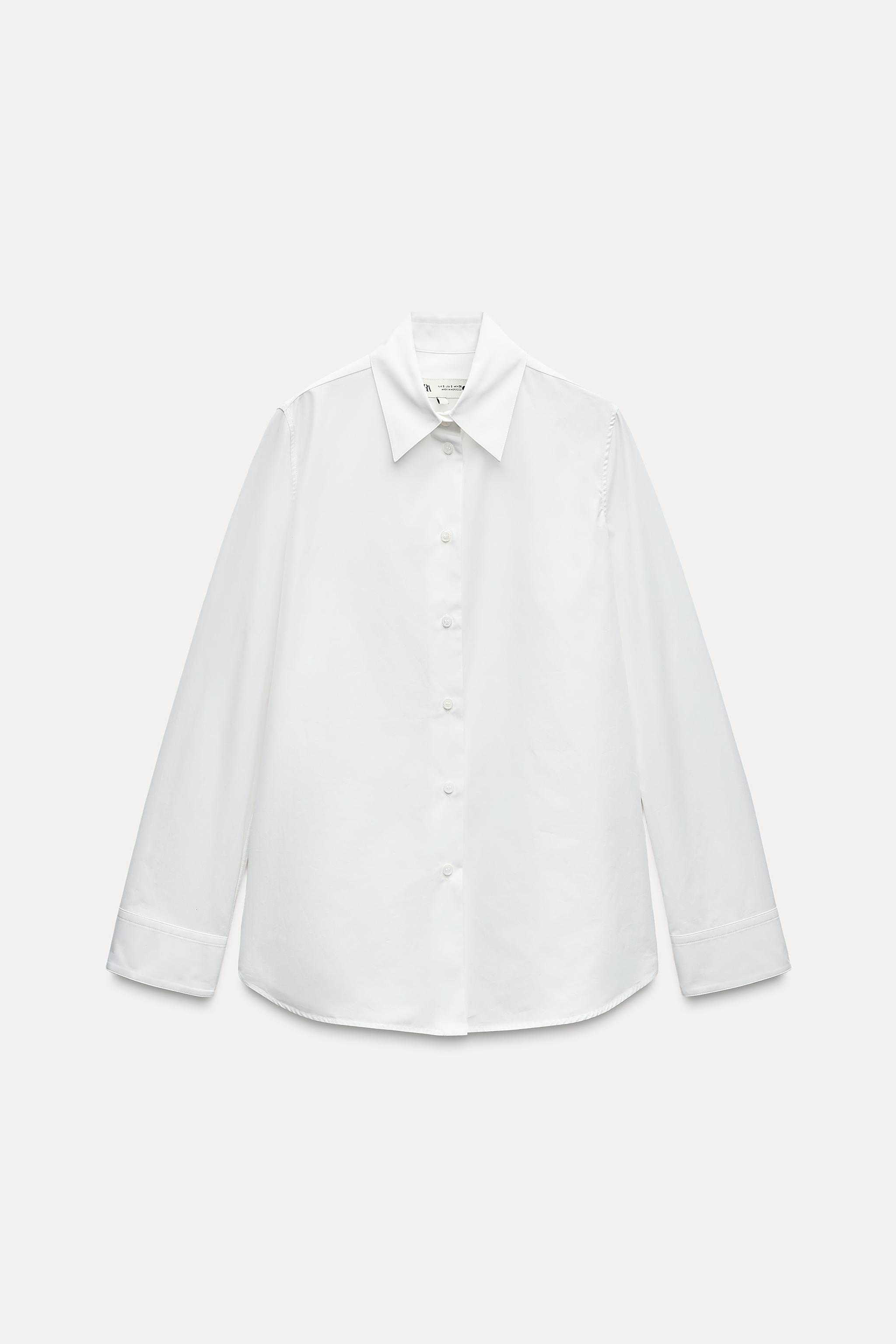 POPLIN SHIRT ZW COLLECTION Product Image