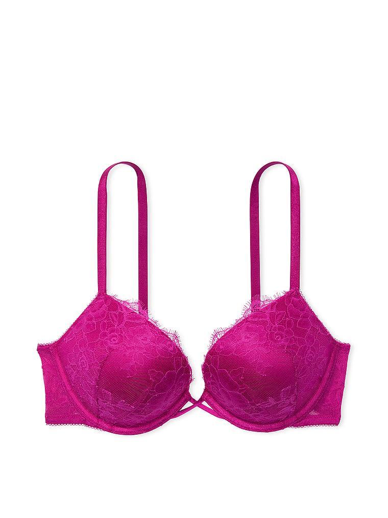 Bombshell Rose Lace Add-2-Cups Push-Up Bra Product Image