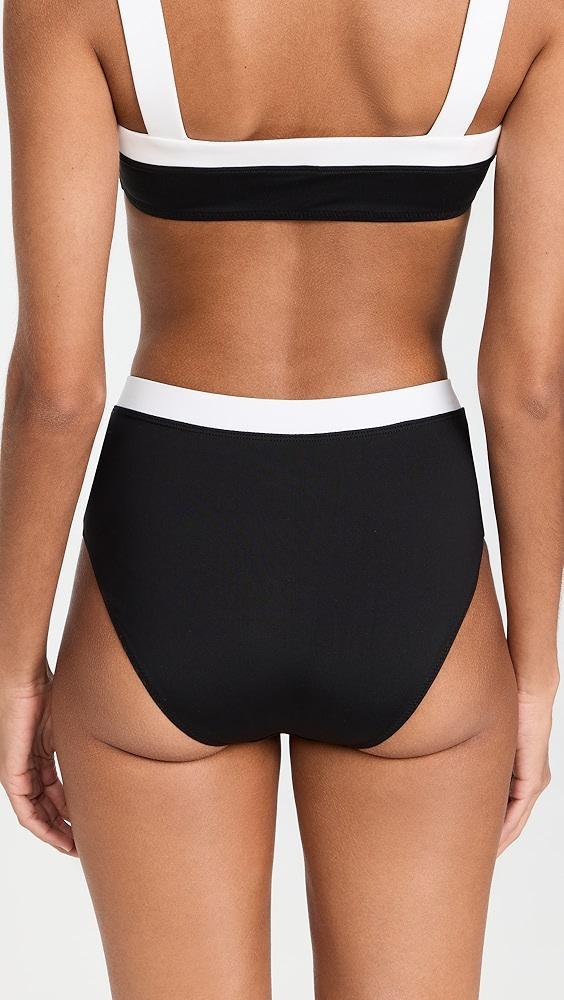 STAUD Devon High Rise Bikini Bottom | Shopbop Product Image