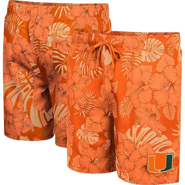 Mens Colosseum Miami Hurricanes The Dude Swim Shorts Product Image