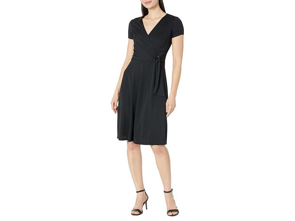 Women's Surplice Jersey Dress Product Image