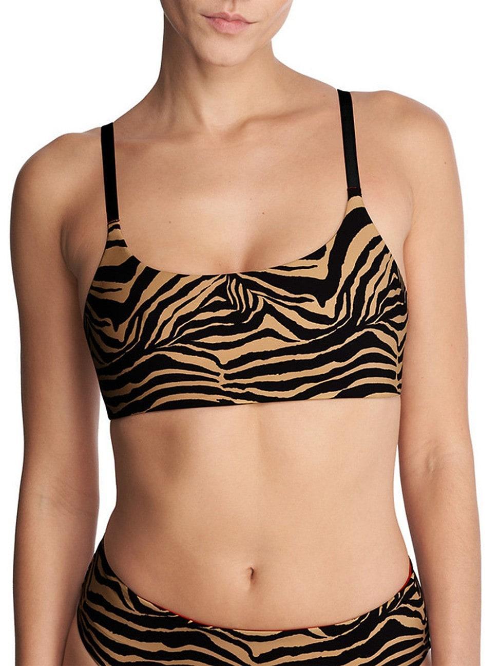 Womens Riviera Reversible Bikini Top - Luxe leopard Product Image