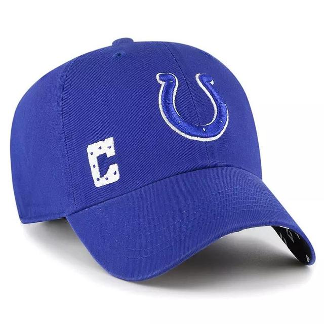 Womens 47 Royal Indianapolis Colts Confetti Icon Clean Up Adjustable Hat Product Image