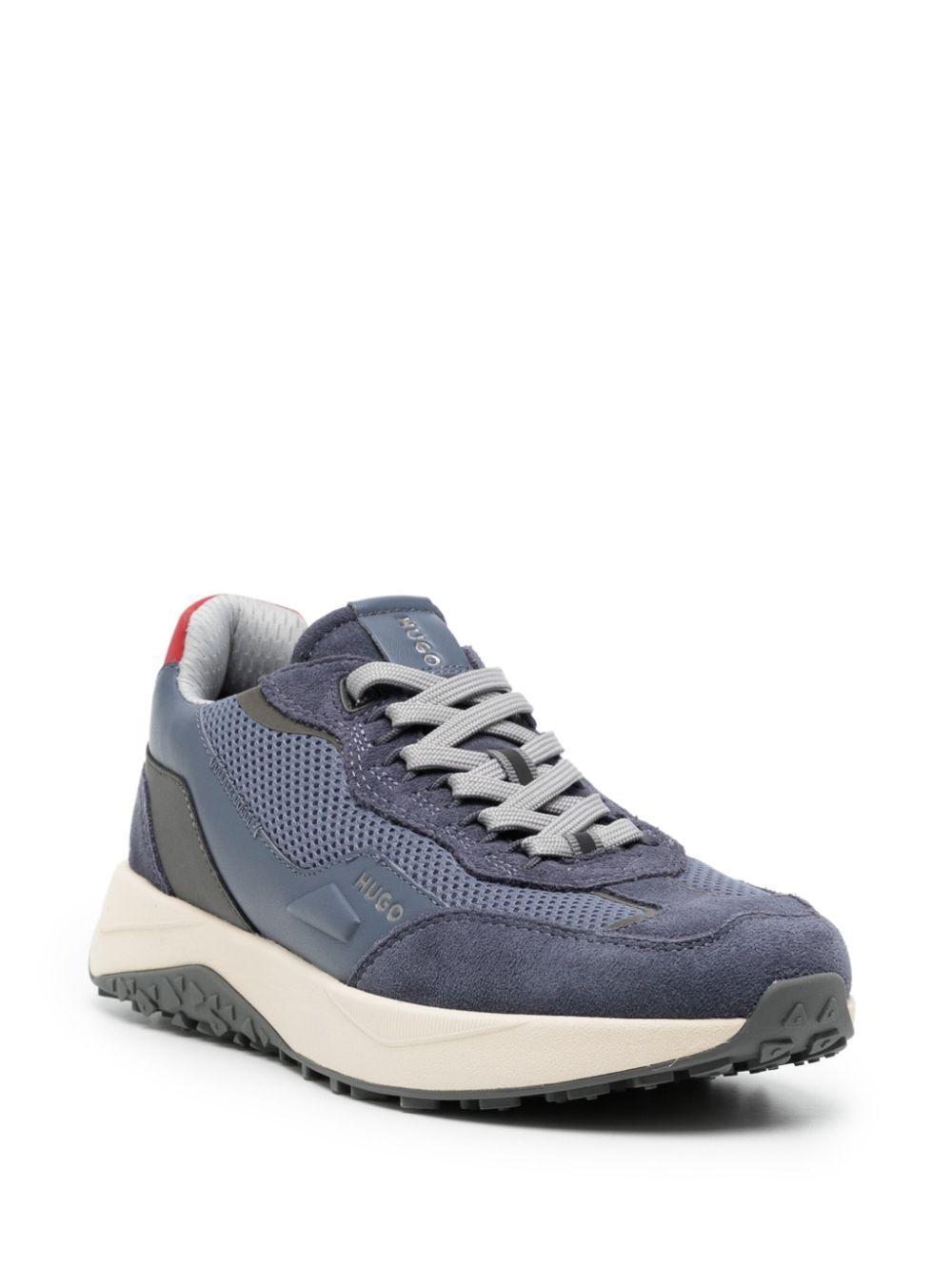 HUGO BOSS Hugo Kane Runn Trainers Navy Product Image