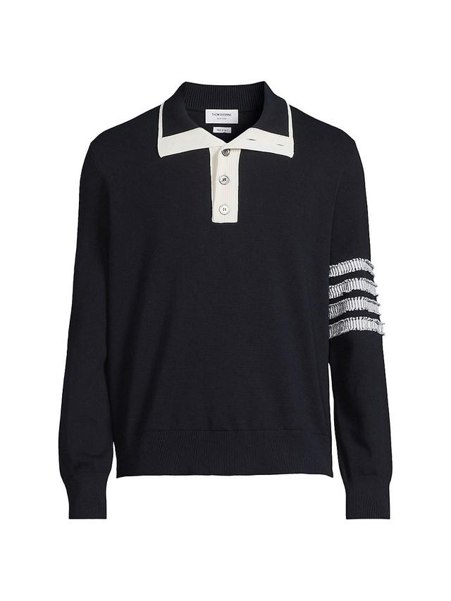 Mens Milano Stitch Mock Neck Knit Pullover Product Image