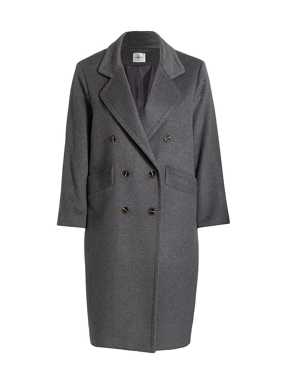 Womens Wool-Blend Car Coat Product Image