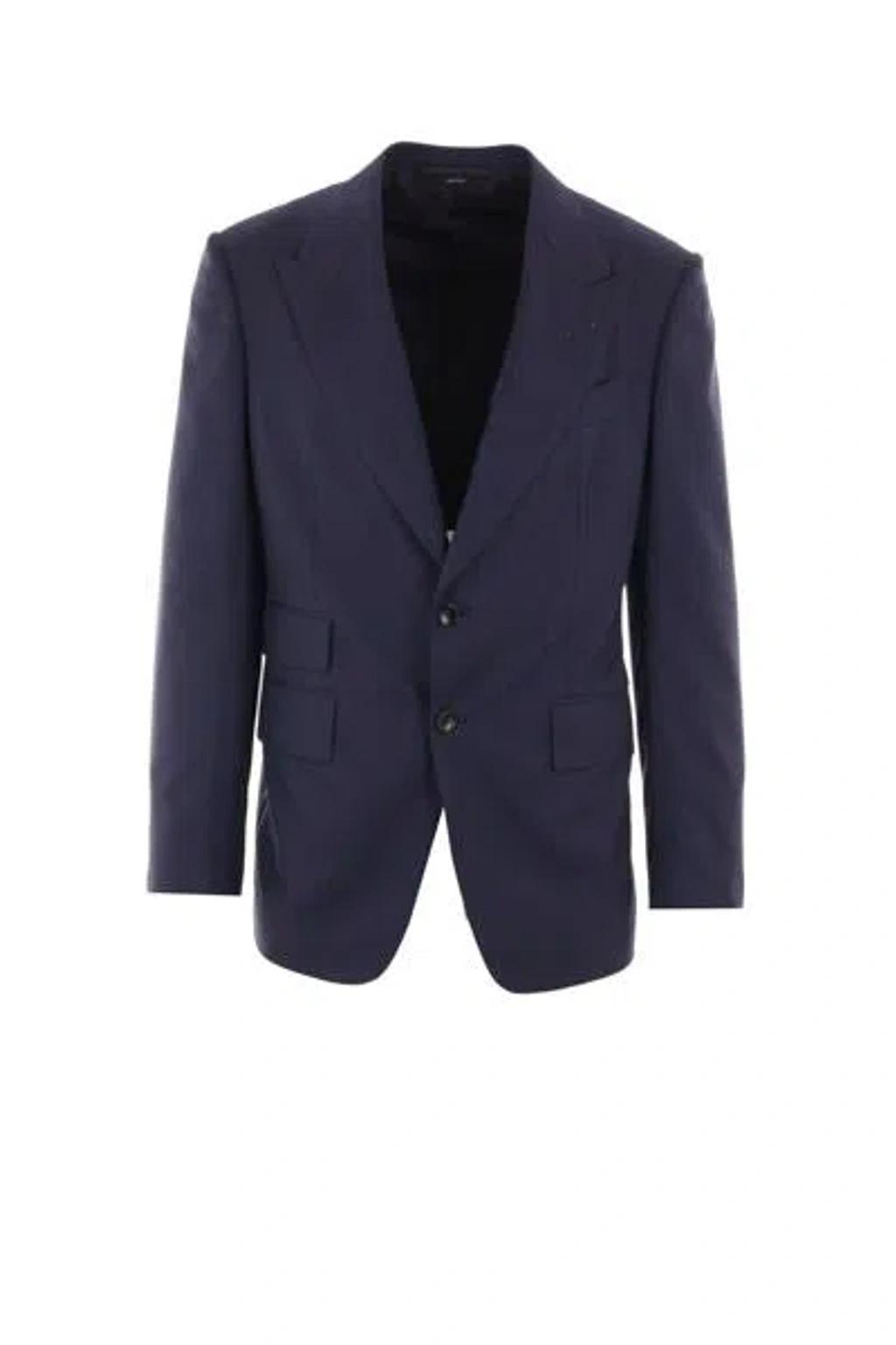 TOM FORD Wool Dress In Blue Product Image