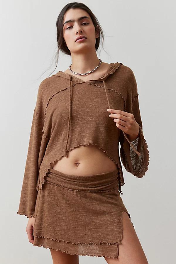 Out From Under Belle Low-Rise Mini Skirt Womens at Urban Outfitters Product Image