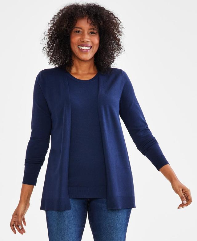 Style & Co Womens Open Front Cardigan Sweater, Created for Macys Product Image