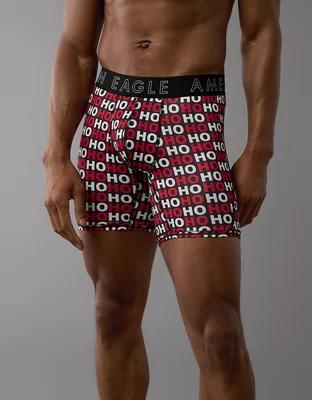 AEO Men's Ho Ho Ho 6" Flex Boxer Brief Product Image