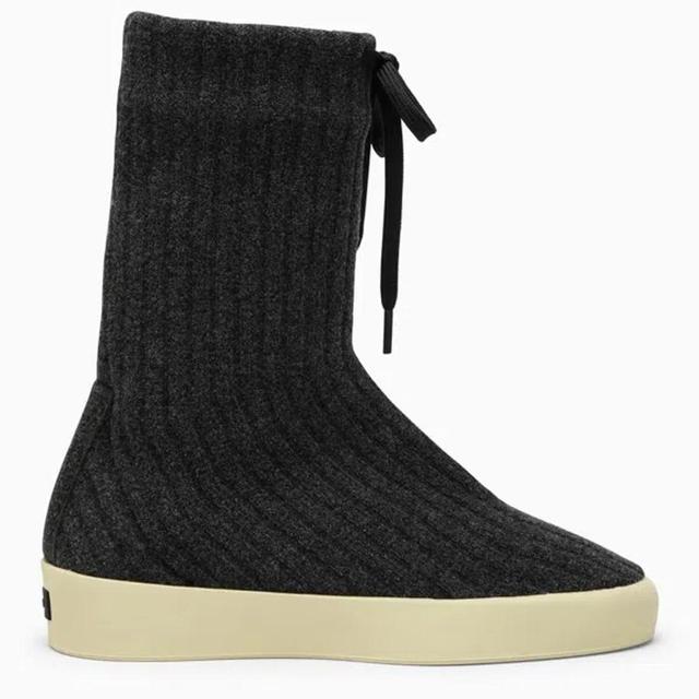 Moc Knit Hi Dark Grey Boot Men Product Image