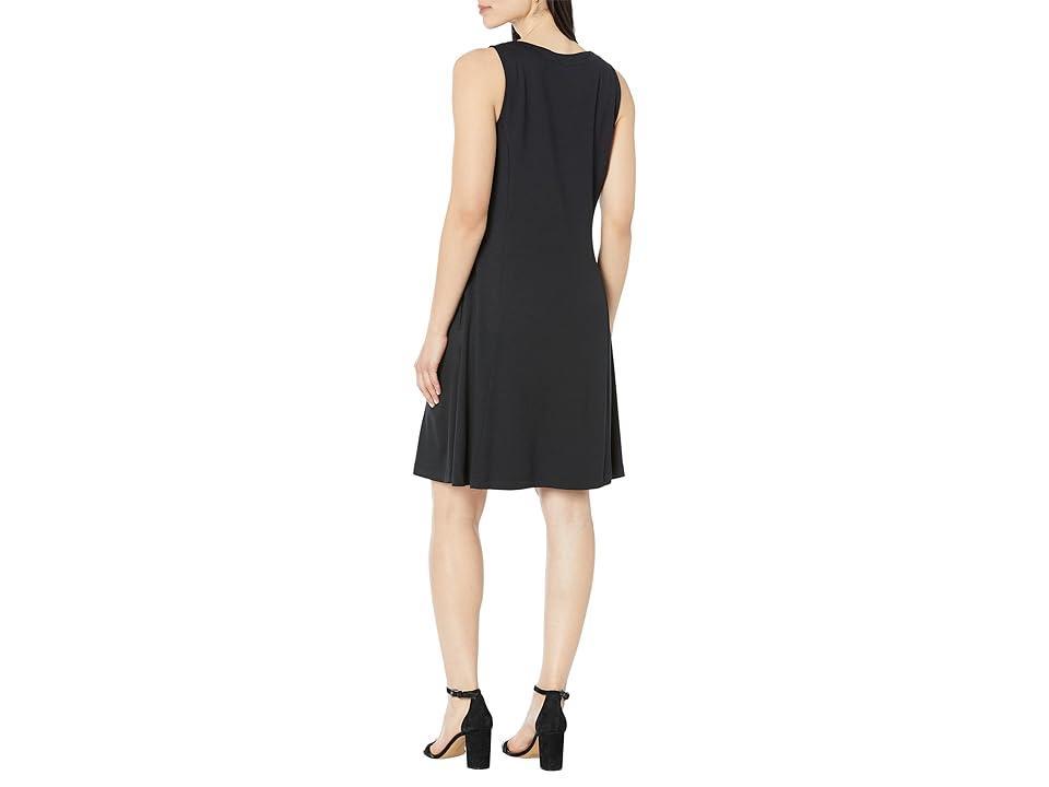 Tommy Bahama Darcy Fit-and-Flare Dress (Black) Women's Clothing Product Image