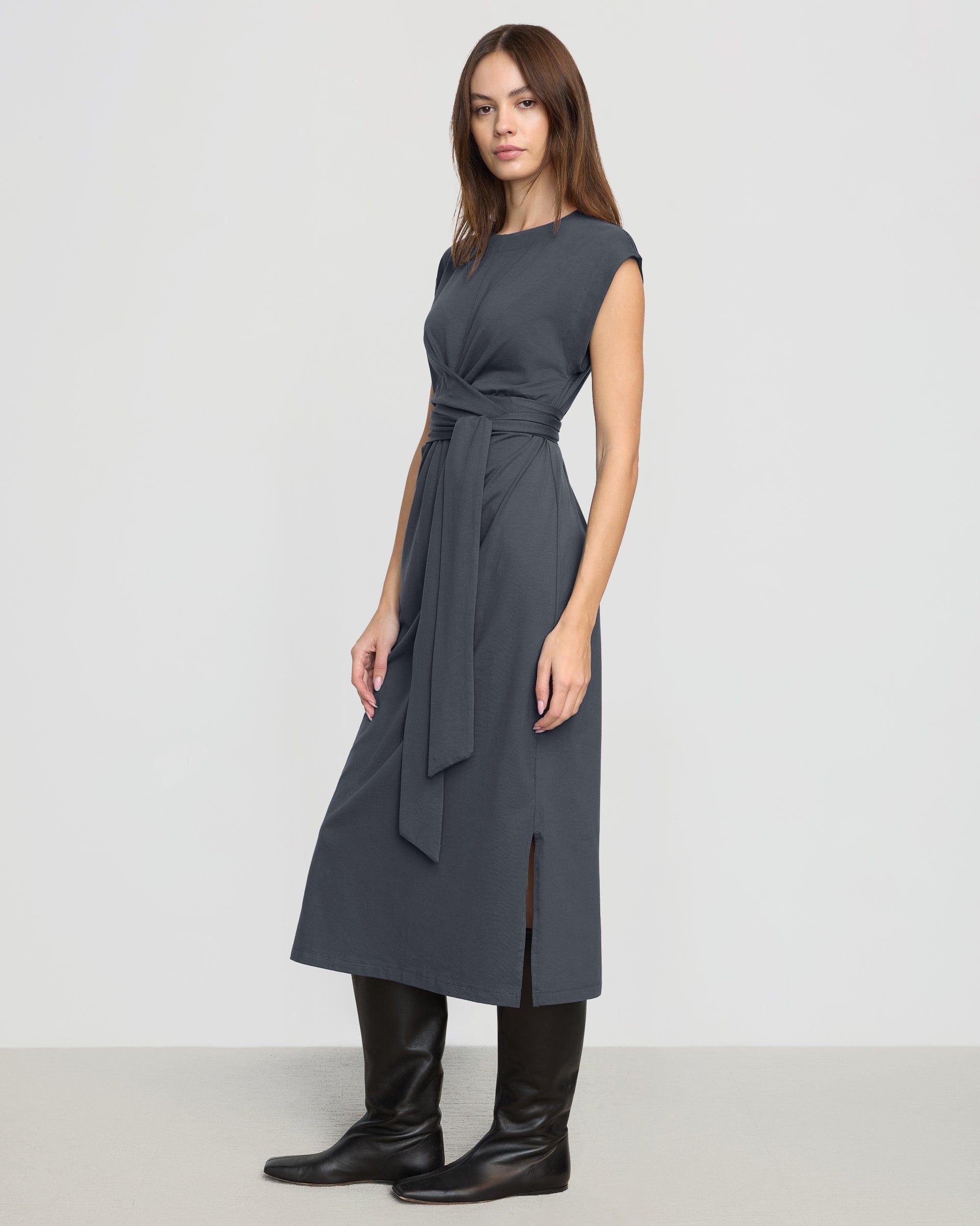 Fei Tie-Front Organic Cotton Dress Product Image