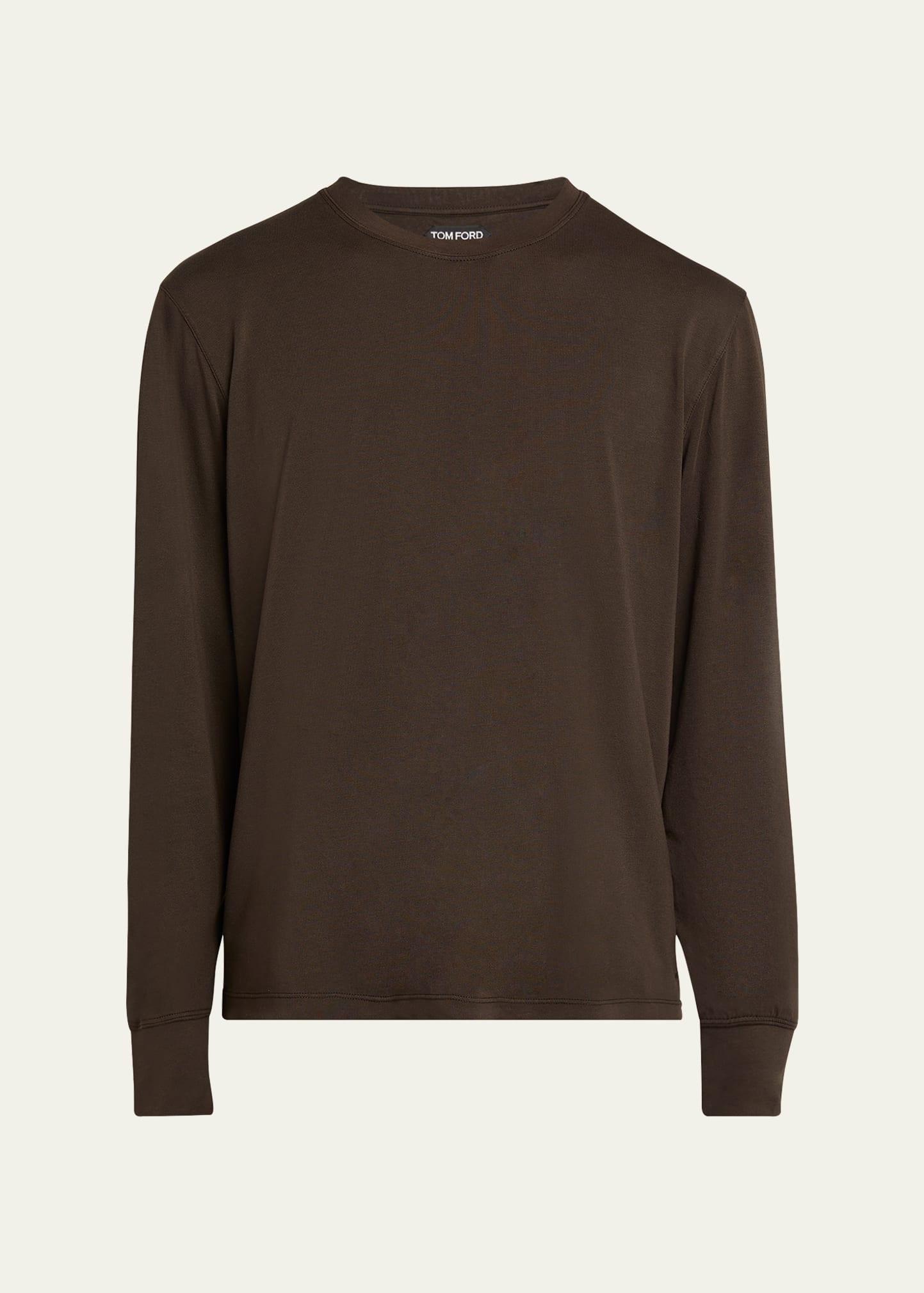 Mens Lyocell-Cotton Crewneck T-Shirt Product Image