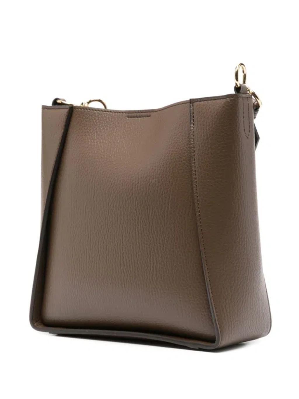 STELLA MCCARTNEY Stella Mc Cartney Stella Logo Mini Crossbody Bag In Brown Product Image