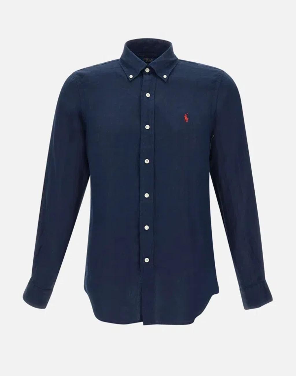 POLO RALPH LAUREN Shirt  Men Color Navy In Blue Product Image