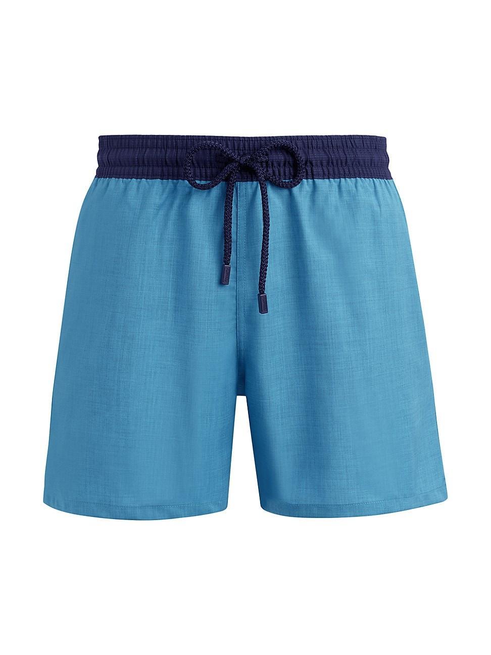 Mens Woolmark x Vilebrequin Magnus Swim Trunks Product Image