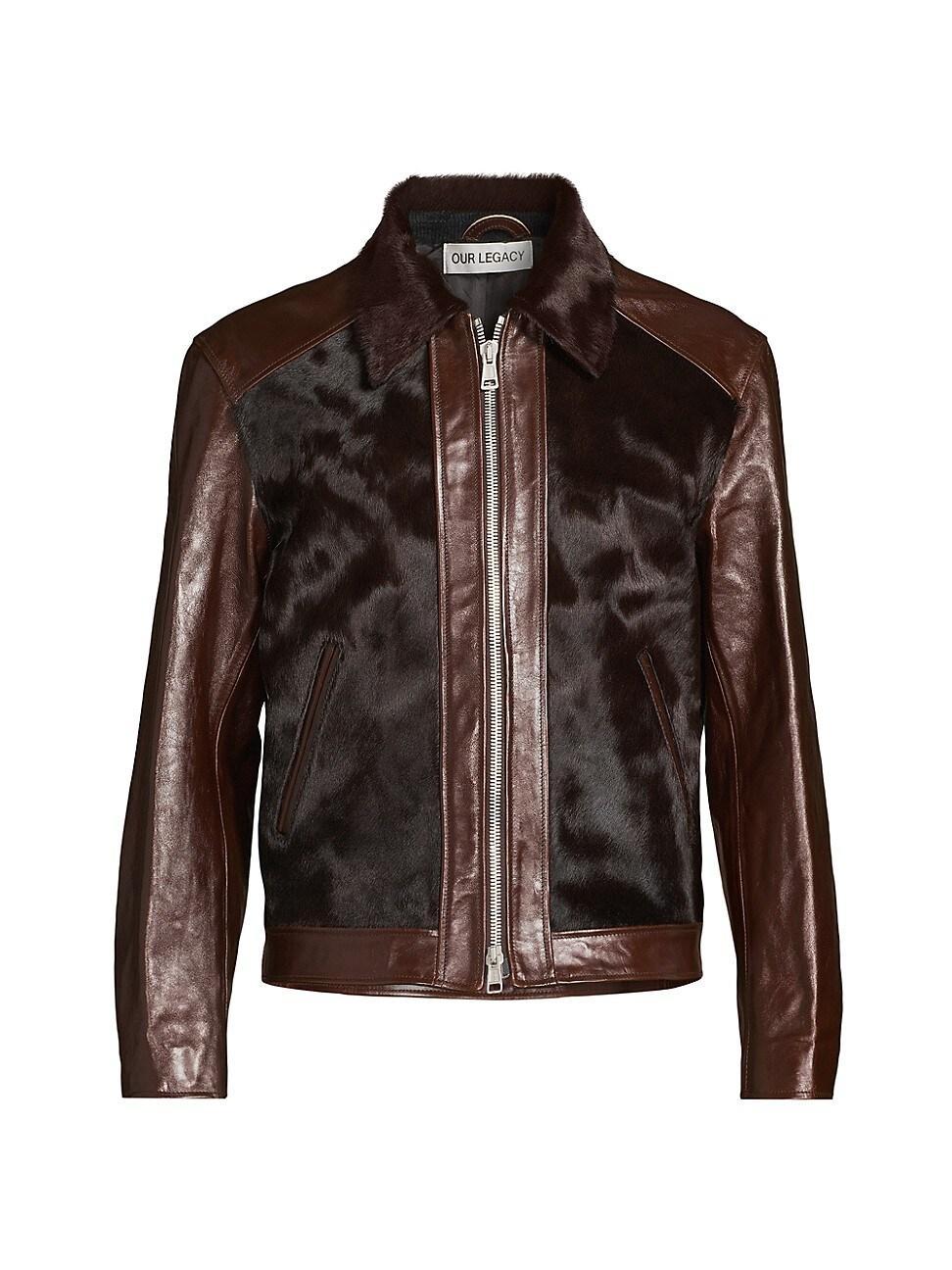 Mens Andalou Leather Jacket Product Image