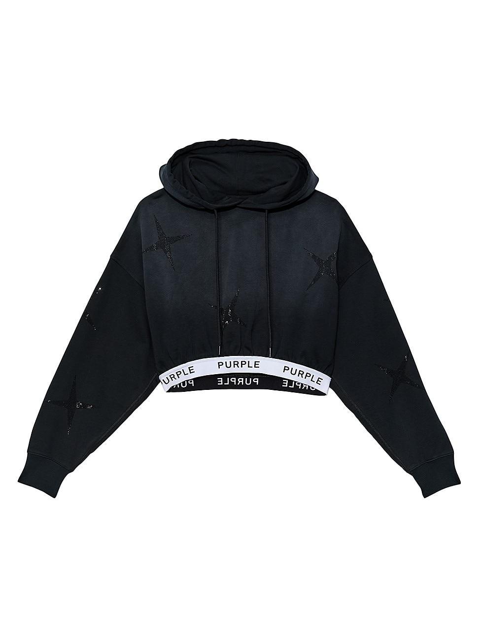 Womens Oversized Crop Hoodie Product Image