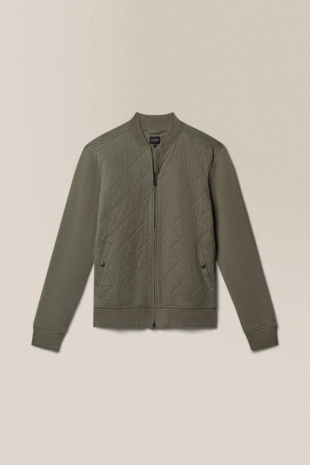 Good Man Brand Quilted Bomber Jacket- Army Product Image