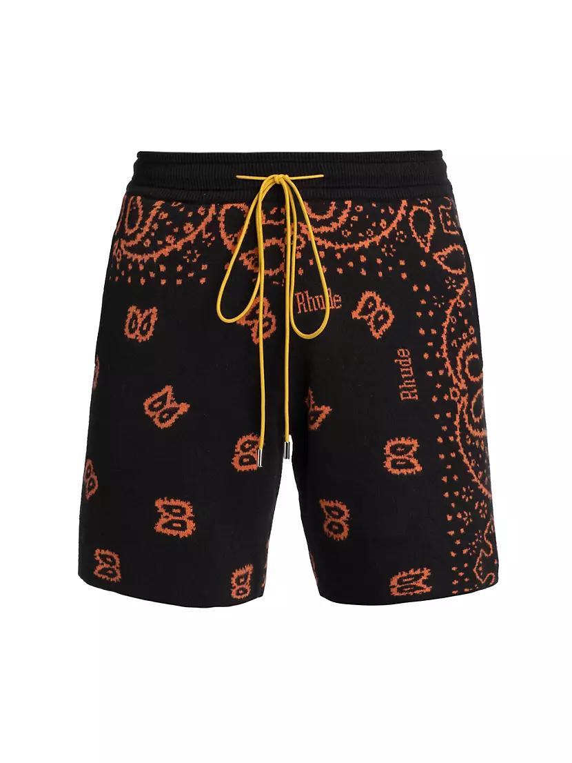 Bandana Knit Shorts Product Image