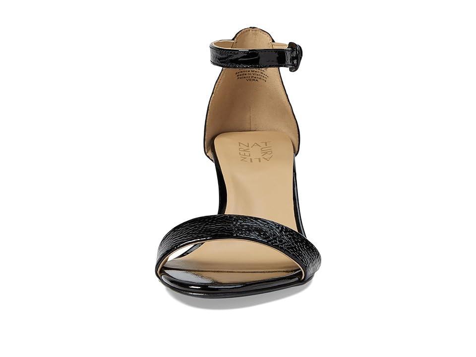 Naturalizer Vera Leather Ankle Strap Block Heel Dress Sandals Product Image