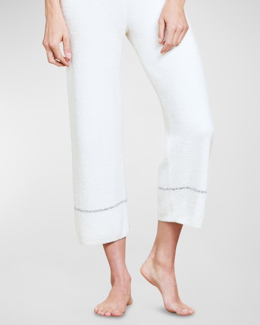 CozyChic Lite Contrast-Stitch Cropped Pants Product Image