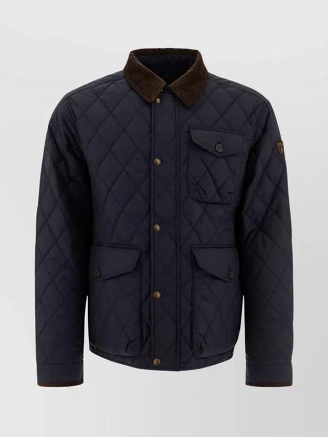 POLO RALPH LAUREN Jacket Quilted Design Front Pockets Product Image